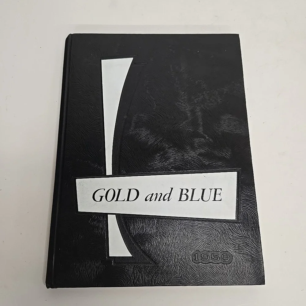 1959‎ MITCHELL, INDIANA HIGH SCHOOL YEAR BOOK GOLD AND BLUE